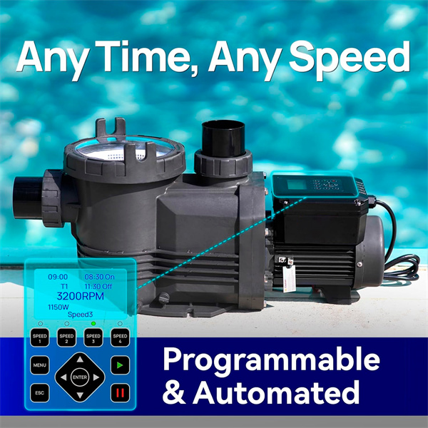 Get More Efficiency with a Variable Speed Swimming Pool Pump