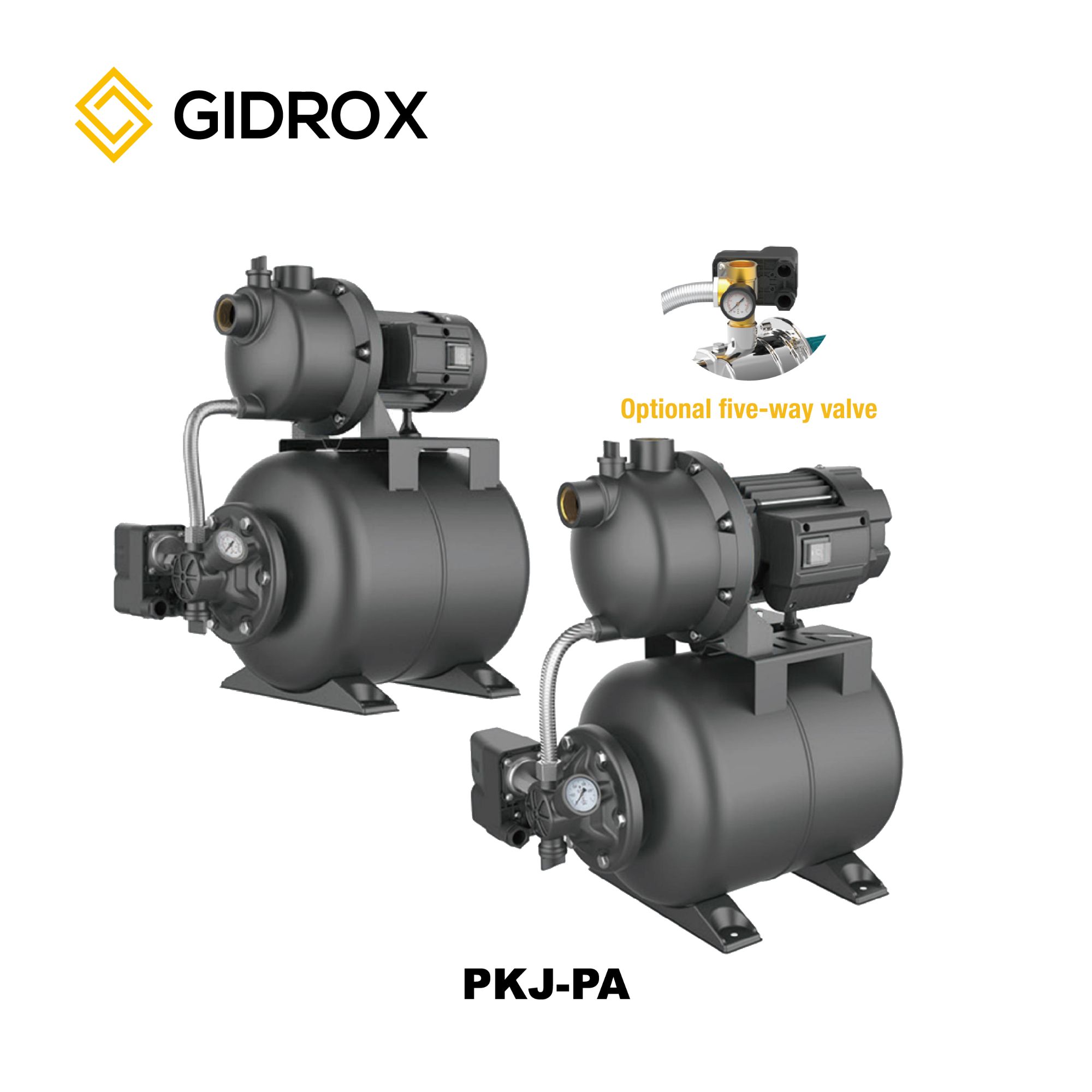 GIDROX HORTULANUS JET PUMP CUM AUGMENTO PRESSIONIS-PKJ-PA