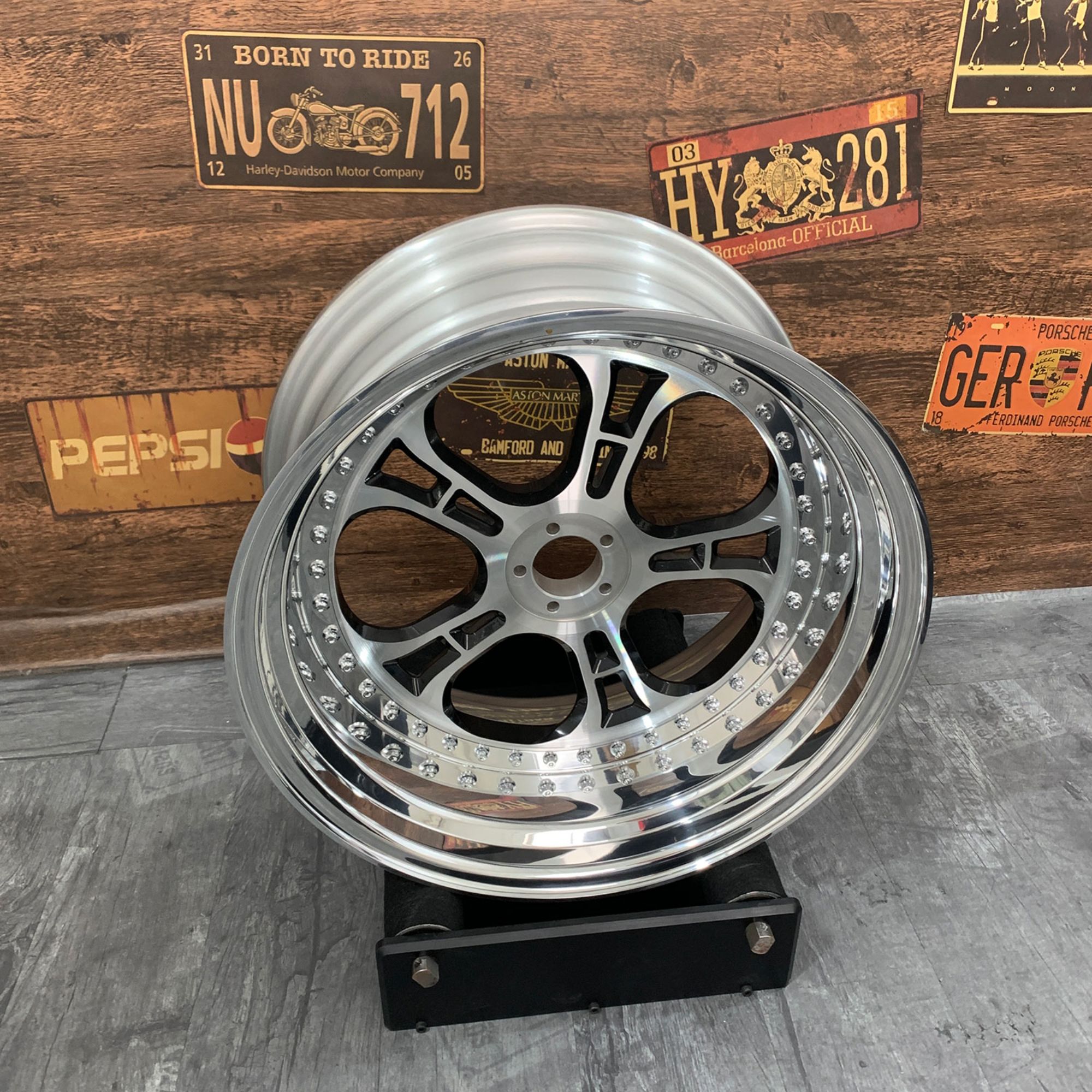 3-teilig Motorrad Gussräder