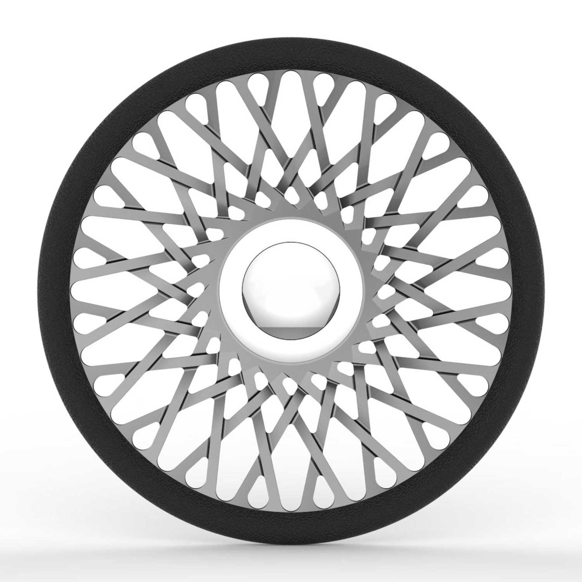 14-15-Zoll Chrom-Lenkrad