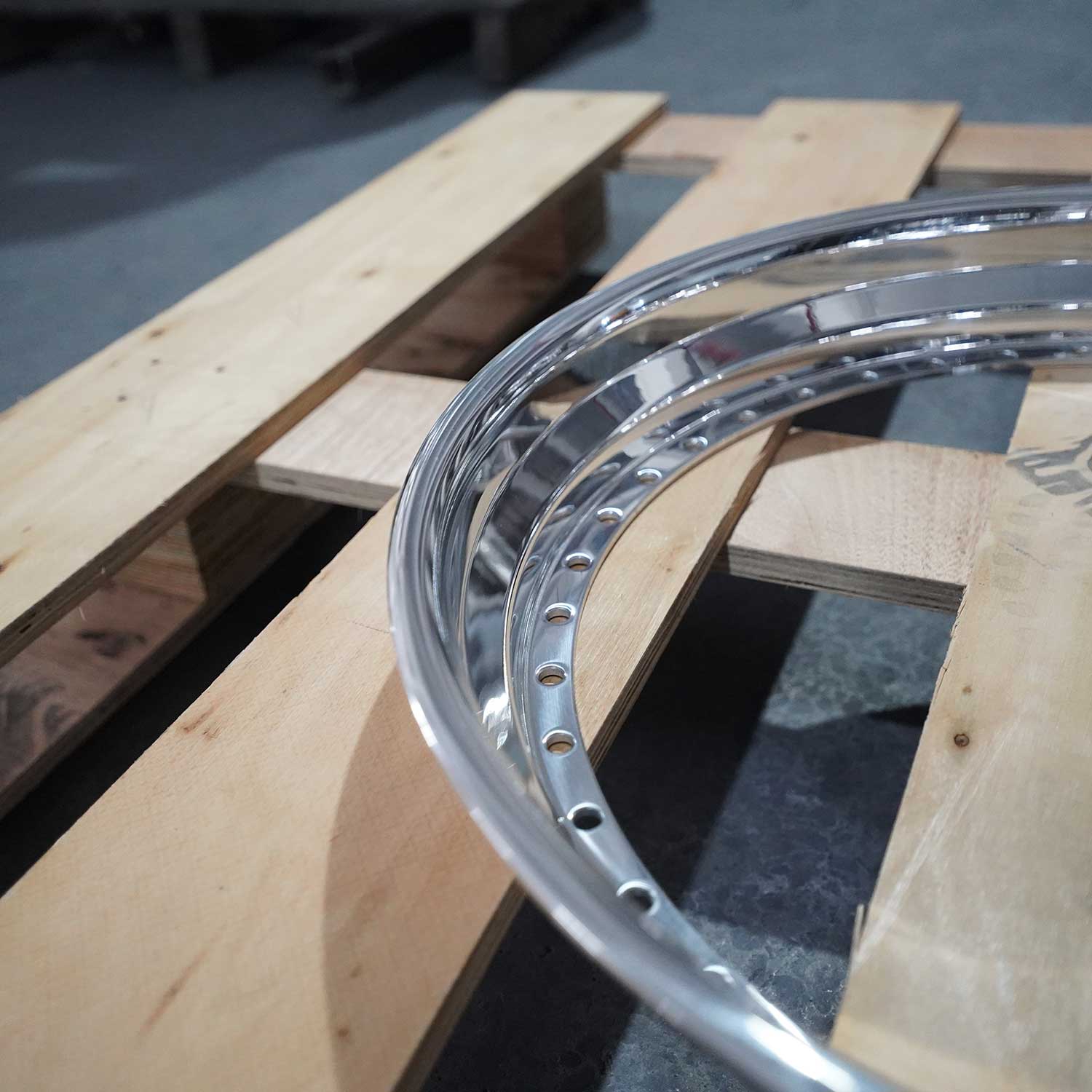 Tiefer Rand für 3-teilige Gussfelgen