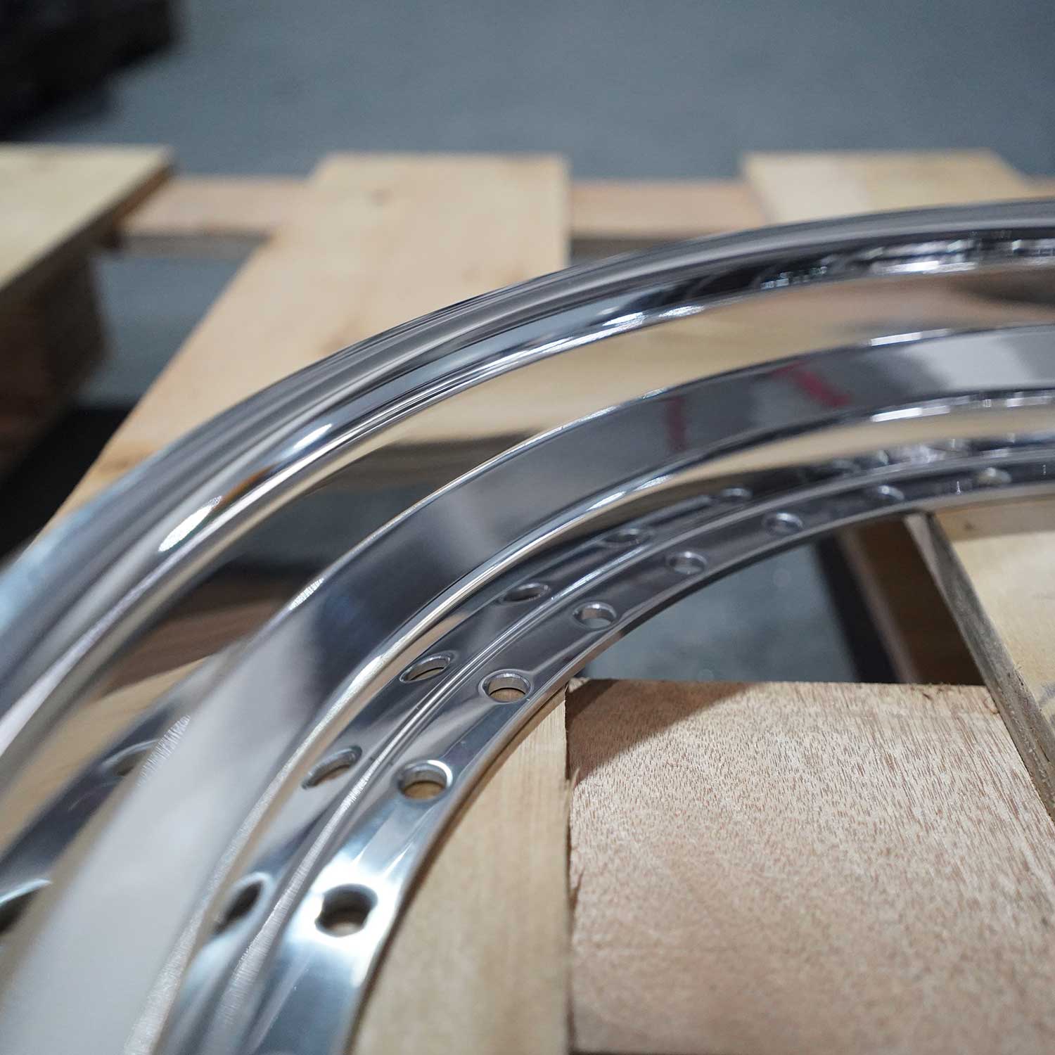 Tiefer Rand für 3-teilige Gussfelgen