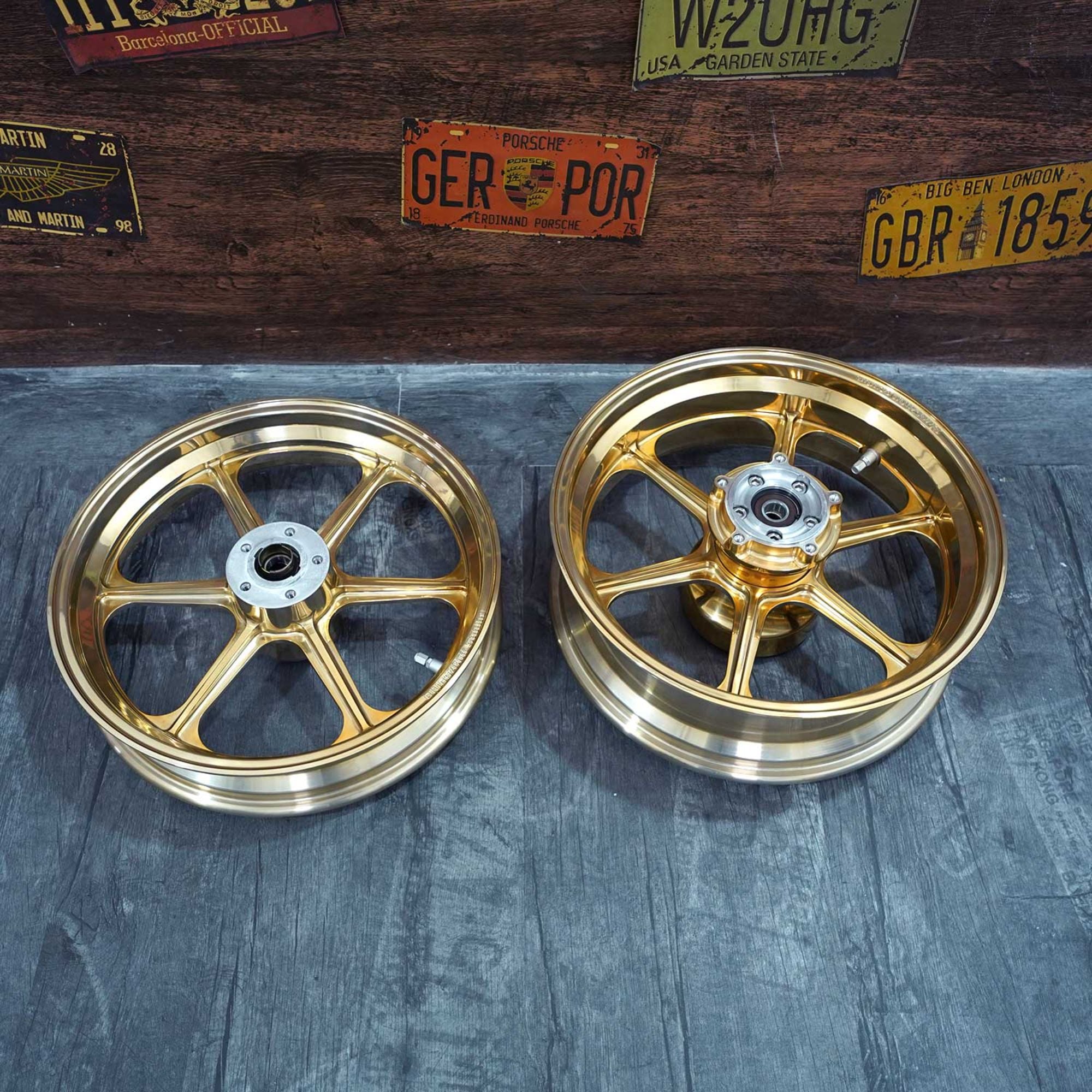 Motorrad Monoblock Gussräder