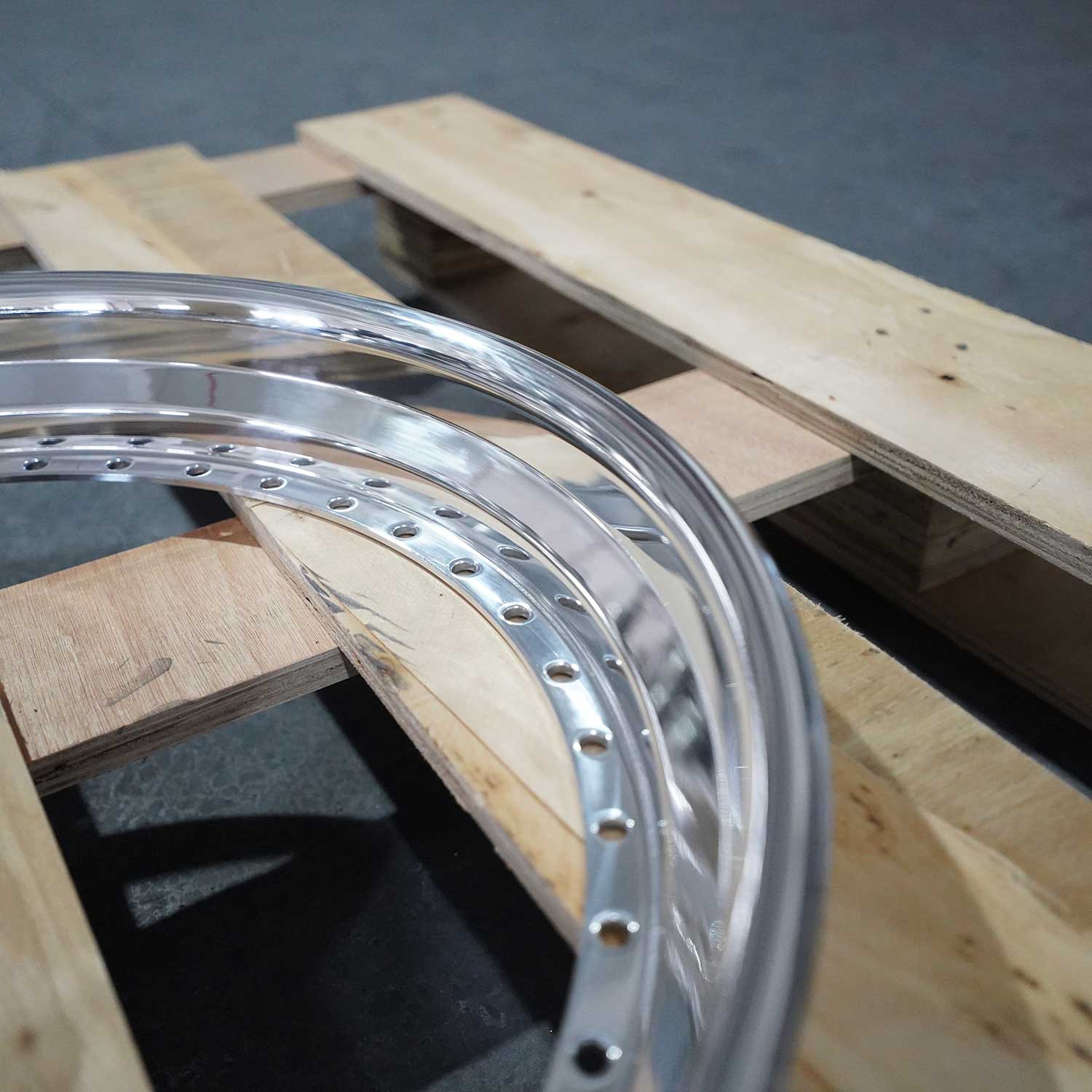 Tiefer Rand für 3-teilige Gussfelgen