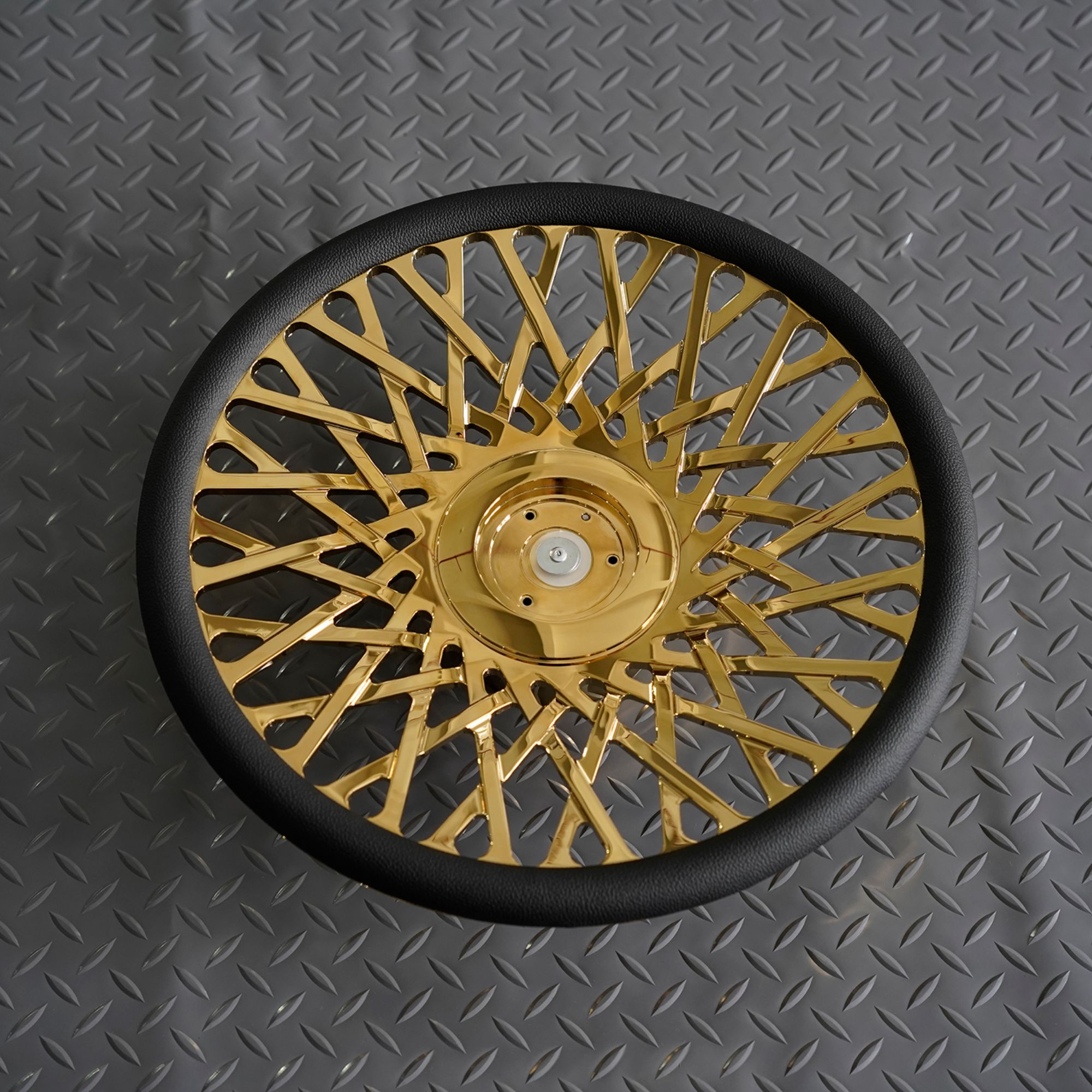 14-15-Zoll Chrom-Lenkrad