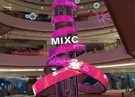 P2.5 curved led display