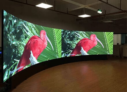 P1.53 curved led display