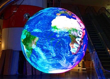 LED Ball Screen