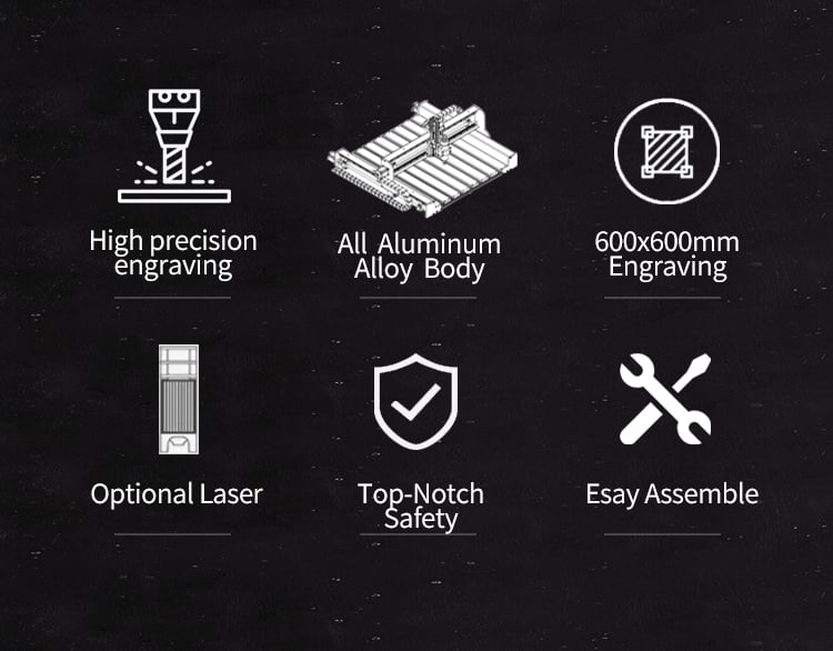 6060 Benchtop CNC Router Machine Desktop Engraver with GRBL available for Laser Module factory
