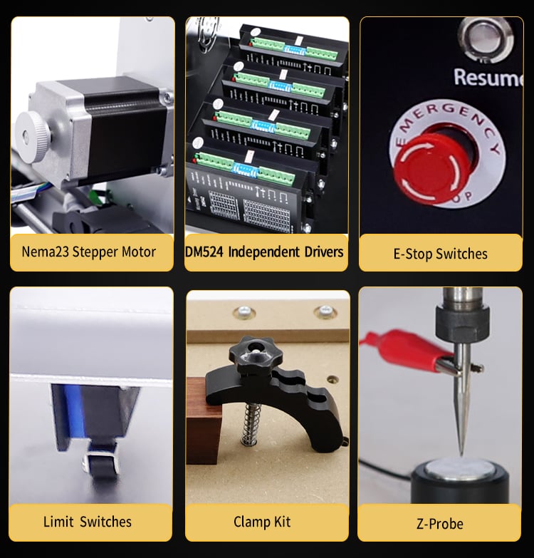 6060 Benchtop CNC Router Machine Desktop Engraver with GRBL available for Laser Module factory