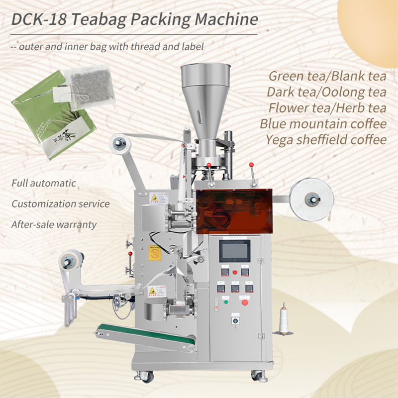 DCK-18 High Speed Custom Service Automatic Inner And Outer Tea Bag Packing Machine manufacture