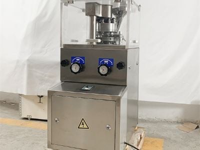 Which machine is used for tablet punching?