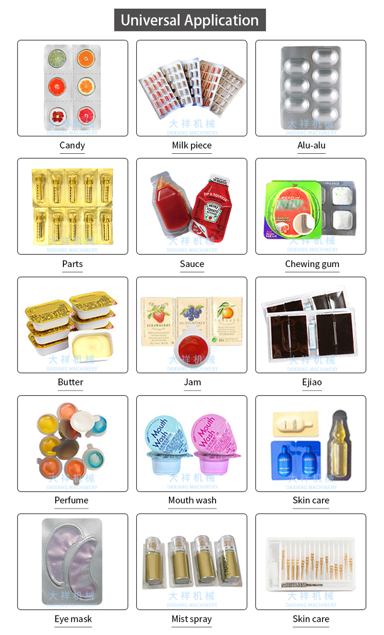 DPP-115 Capsule Chocolate Tablet Pill Pvc Blister Packing Package Machine for Sale details