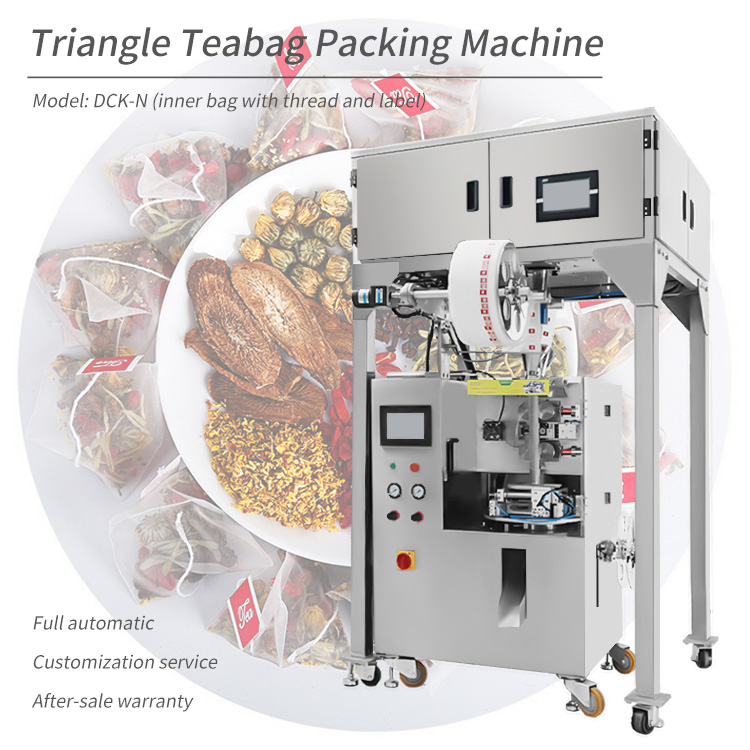 DCK-N Good Price Custom Service Nylon Filter Paper Pyramid Tea Bag Packing Machine Automatic factory
