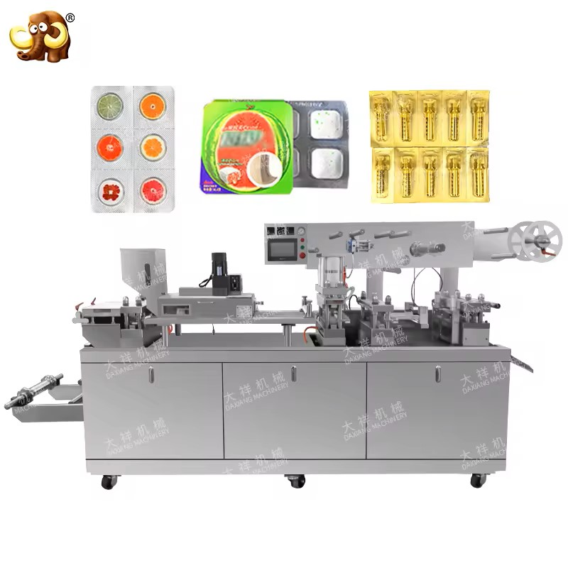 DPP-260 ການປະຕິບັດງ່າຍ CE ISO Tablet Pill Capsule Blister PVC-alu Seal Packing Machine Guangzhou Factory