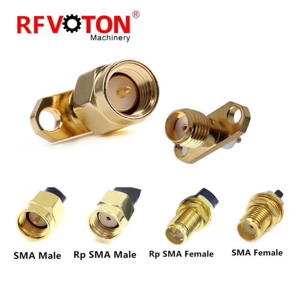 SMA 플러그 커넥터와 다른 종류의 RF 커넥터 비교