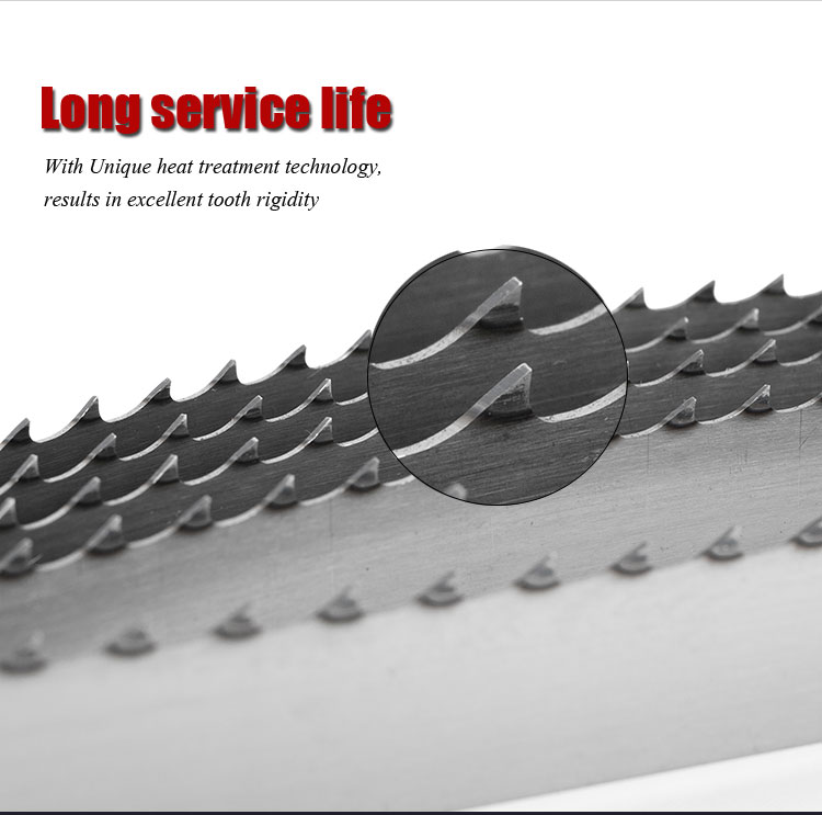 Fish bone meat cutting band saws saw blade details