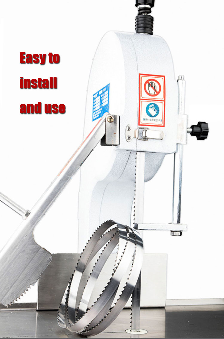 Fish bone meat cutting band saws saw blade details