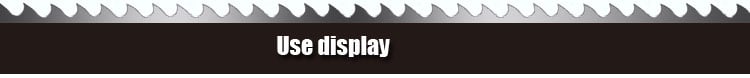 Fish bone meat cutting band saws saw blade manufacture