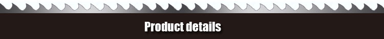 Fish bone meat cutting band saws saw blade manufacture