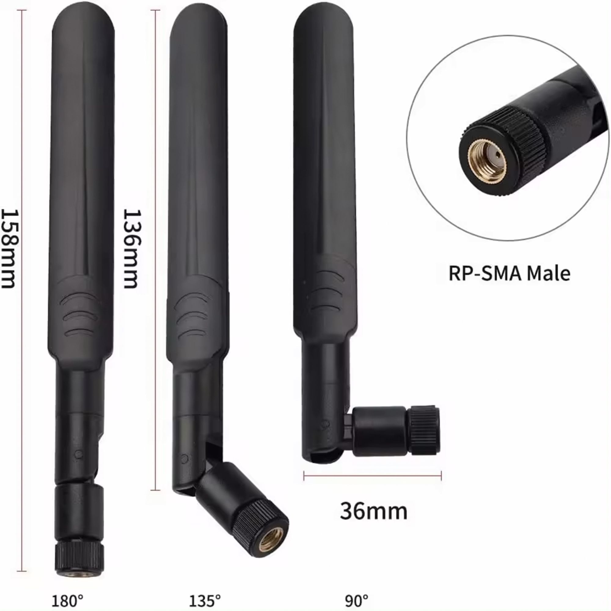 Performance metrics for a standard half wave dipole antenna