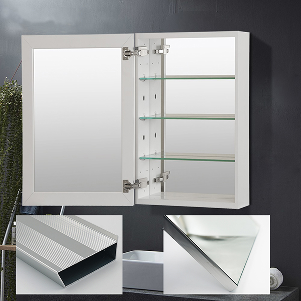 Customise your mirror with our versatile aluminium framing options