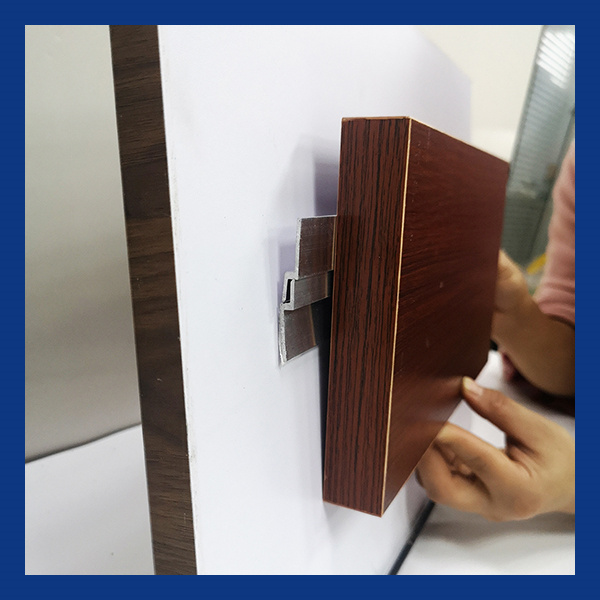 Achieve a clean and polished look with z clips for mounting panels.