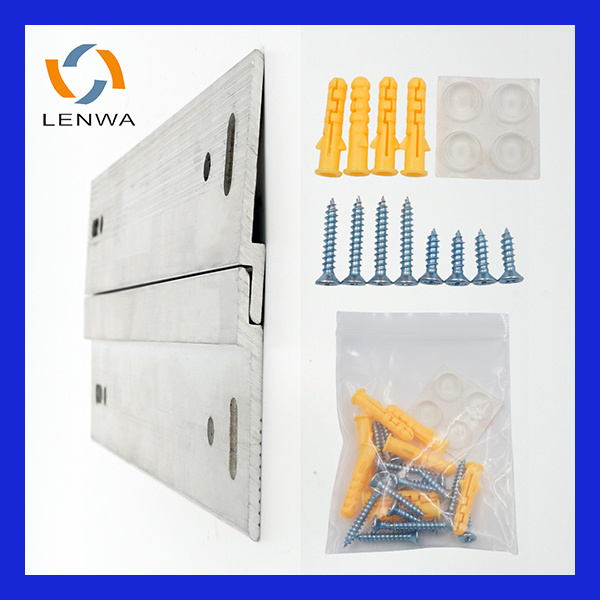 Maximize wall space with this durable aluminum cleat system