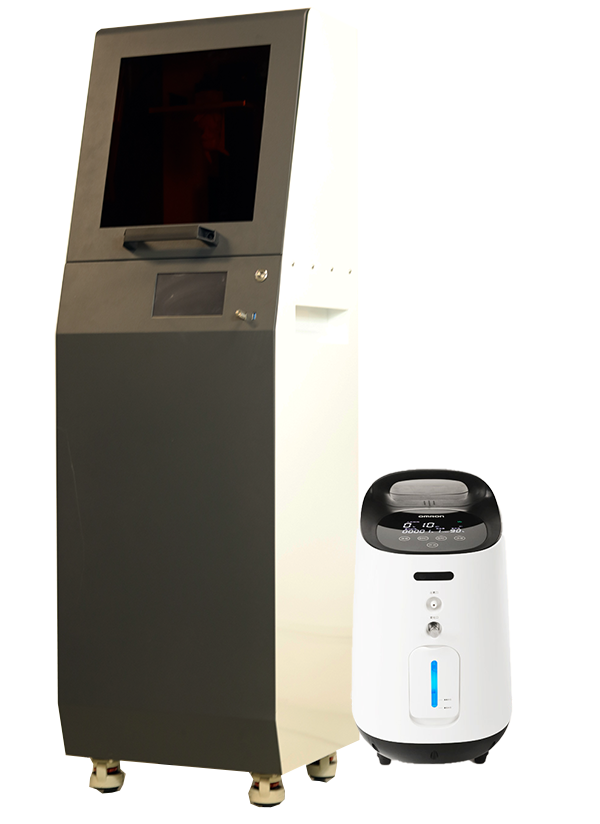 White wax 3d printers use the oxygen-permeable film structure