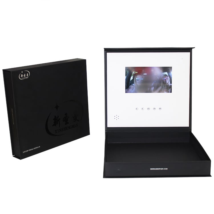 caja de vídeo con pantalla