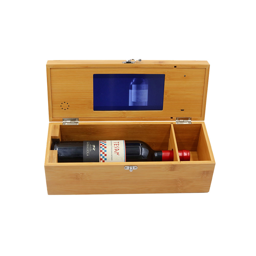 Caja de vino de vídeo