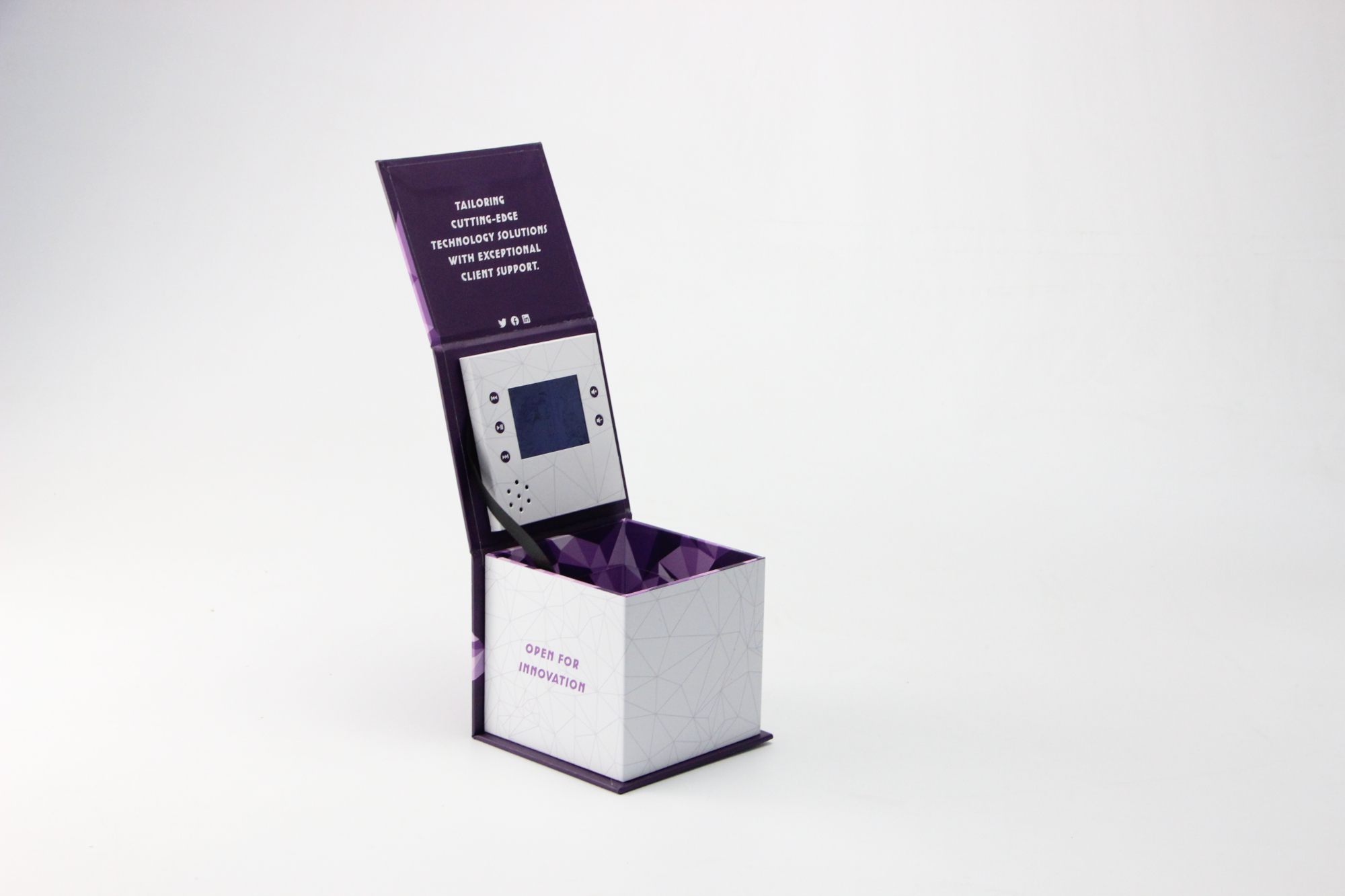 cajas de vídeo de 3 pulgadas