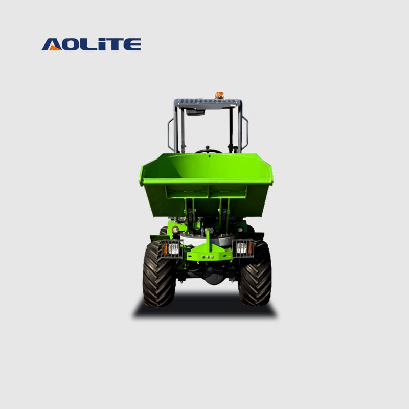 AOLITE EWD16 electric mini 4x4 wheel four-wheel dumper garden 4 wheel drive mini transporter dumper