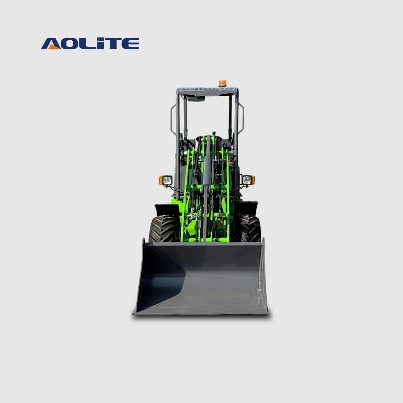 AOLITE 606 four wheel drive small 660kg mini electric loader 0.6 zld-06 electric loader with battery charger