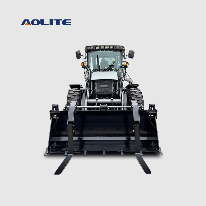 AOLITE BL105 new model backhoe excavator wheel loader 4x4 CE certification 2.5 ton with price