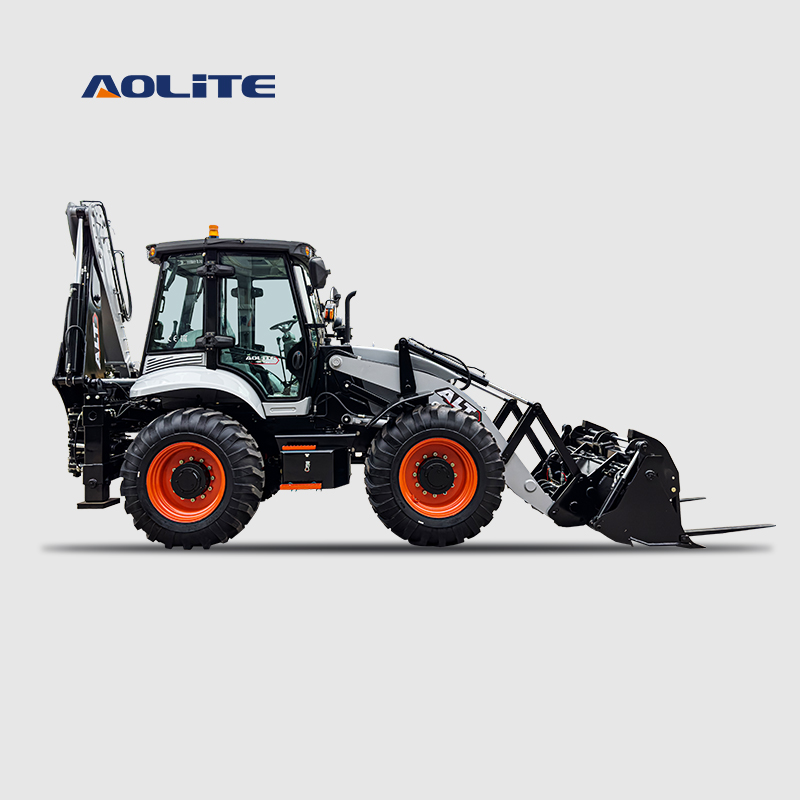 AOLITE BL105 new model backhoe excavator wheel loader 4x4 CE certification 2.5 ton with price