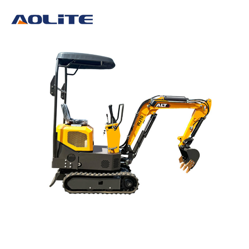 AOLITE WJ10 china 1 ton new type mini excavator small digger CE compact high power hydraulic excavator