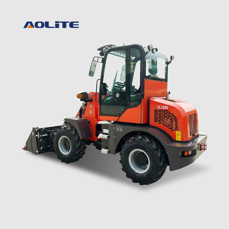 AOLITE T1000 New Mini/Small Loader 1ton Telescopic Telehandler Wheel Loader Used in Agriculture