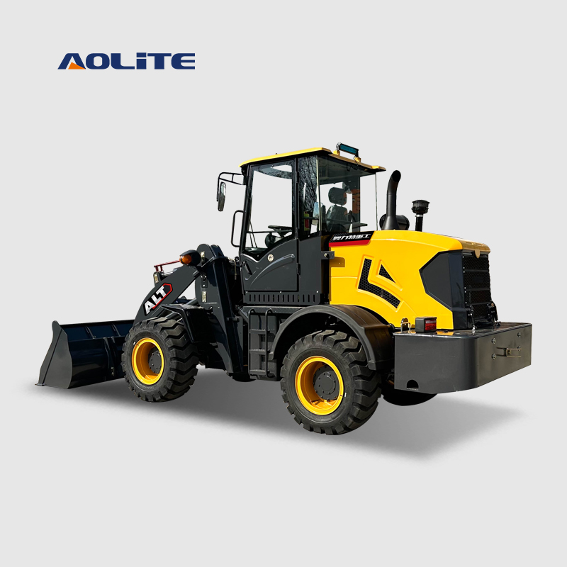 AOLITE 620C 2ton Chinese diesel wheel loader articulated compact front end shovel loader CE certification