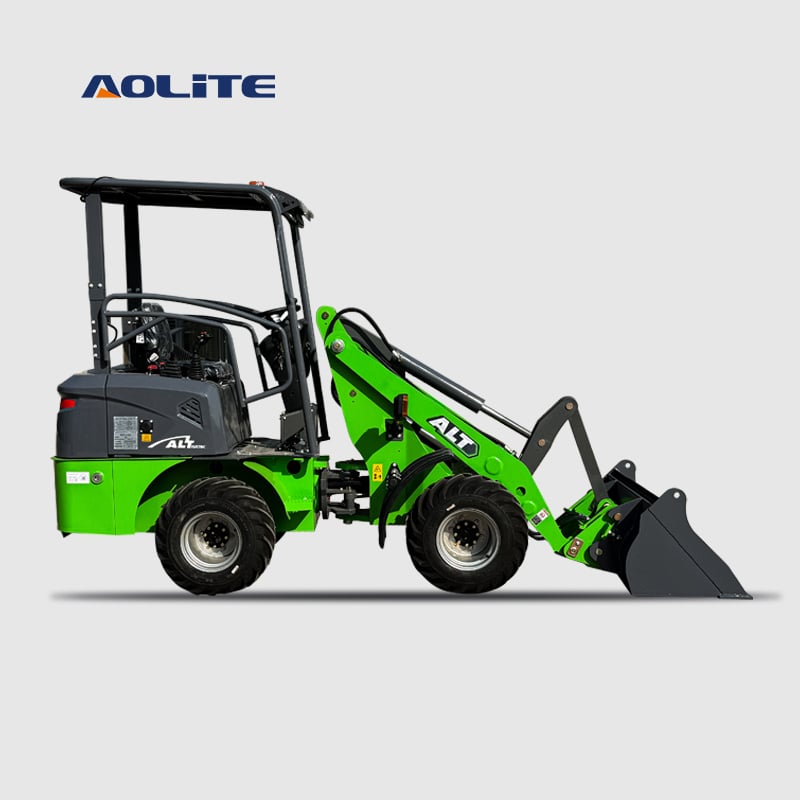 AOLITE 606 four wheel drive small 660kg mini electric loader 0.6 zld-06 electric loader with battery charger