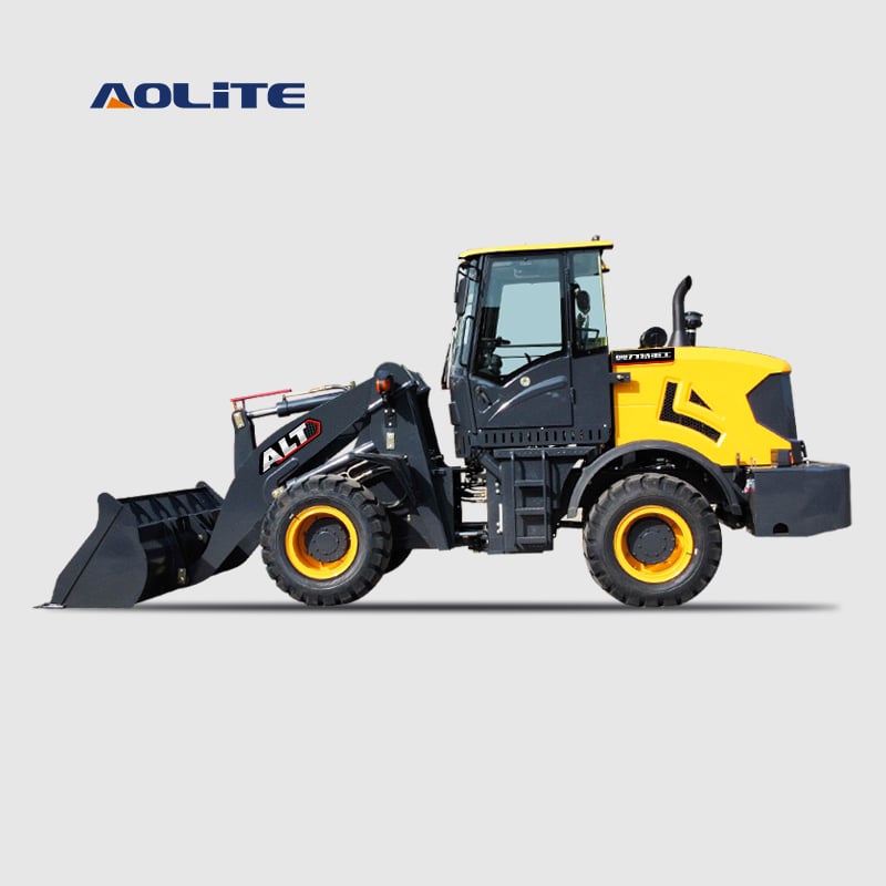 AOLITE 620C 2ton Chinese diesel wheel loader articulated compact front end shovel loader CE certification