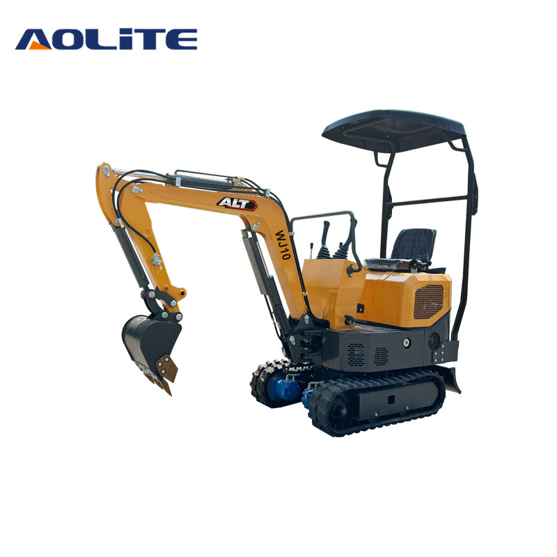 AOLITE WJ10 china 1 ton new type mini excavator small digger CE compact high power hydraulic excavator