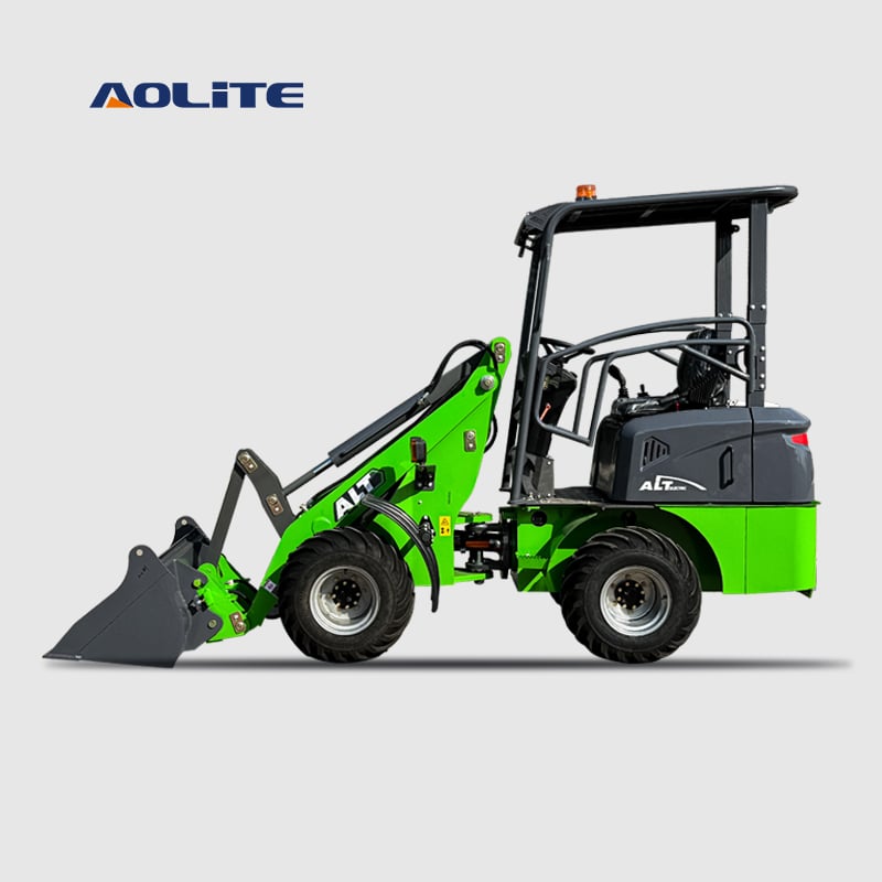AOLITE 606 four wheel drive small 660kg mini electric loader 0.6 zld-06 electric loader with battery charger