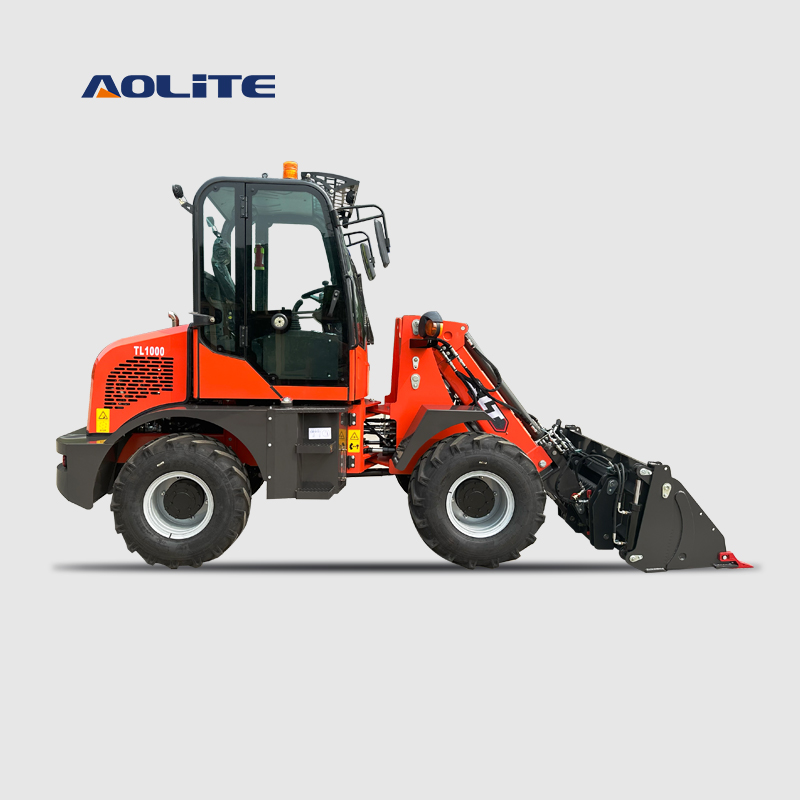 AOLITE T1000 New Mini/Small Loader 1ton Telescopic Telehandler Wheel Loader Used in Agriculture