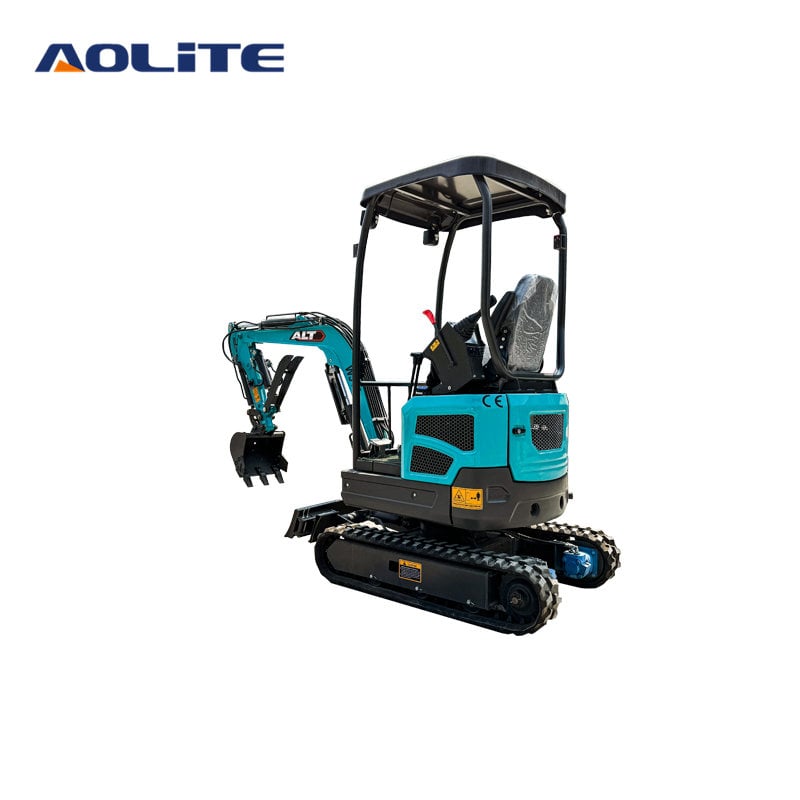 AOLITE WJ15 china 1.5 ton weight mini excavator high power hydraulic small excavator.