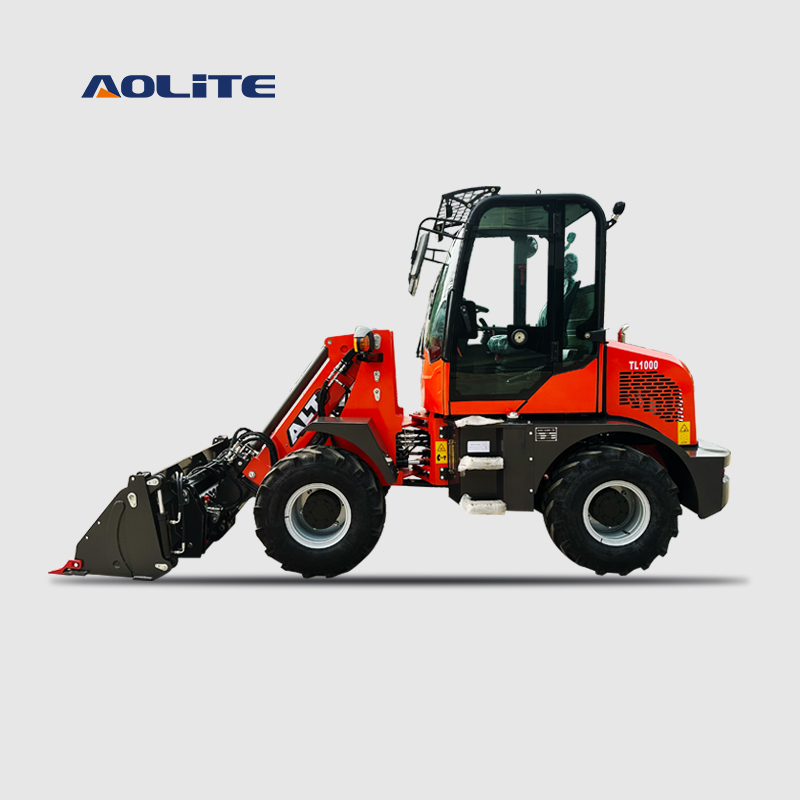 AOLITE T1000 New Mini/Small Loader 1ton Telescopic Telehandler Wheel Loader Used in Agriculture
