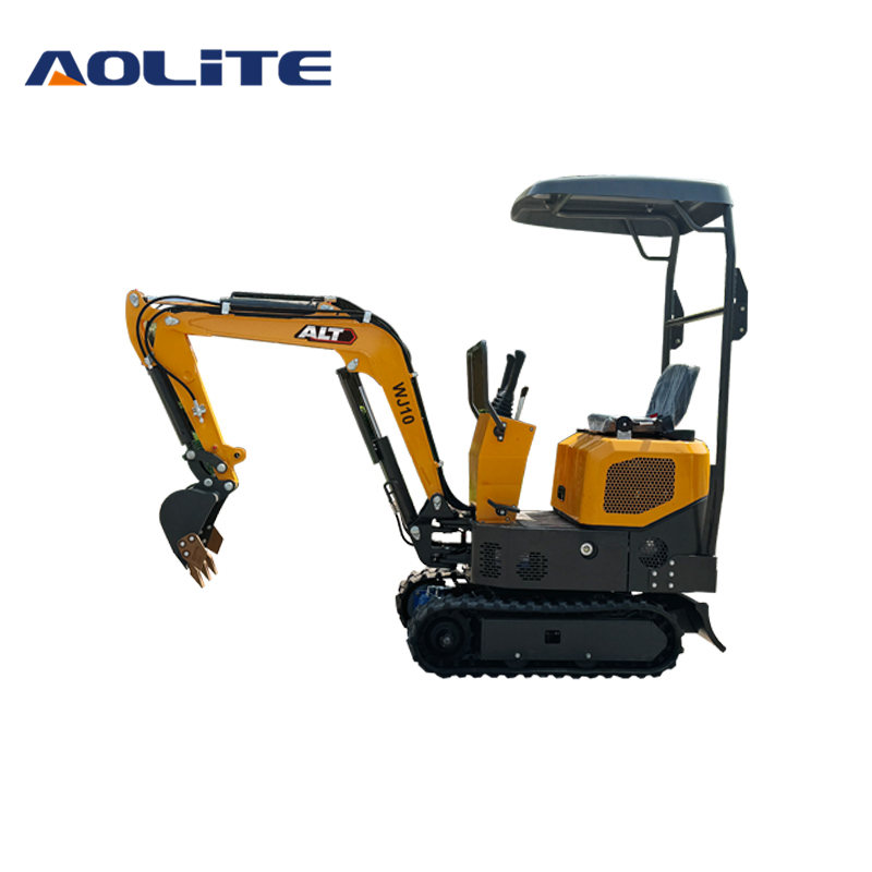 AOLITE WJ10 china 1 ton new type mini excavator small digger CE compact high power hydraulic excavator