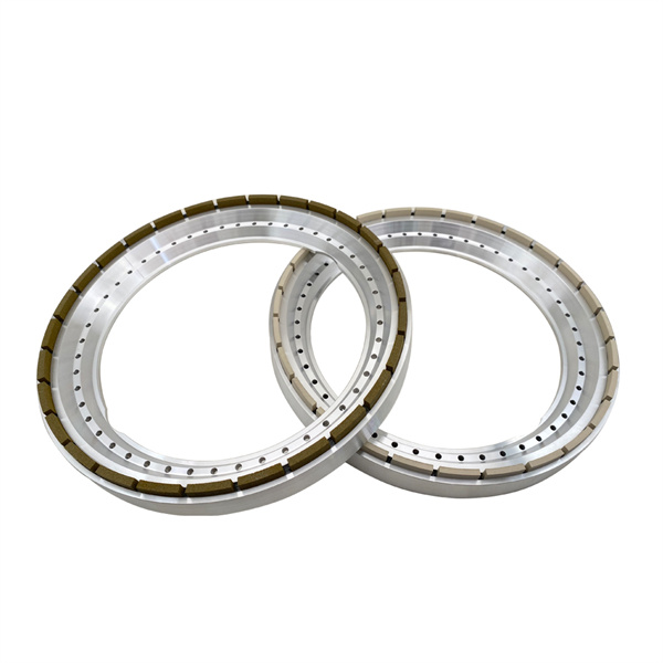 Improved durability and aggressive performance with segmented diamond cups
