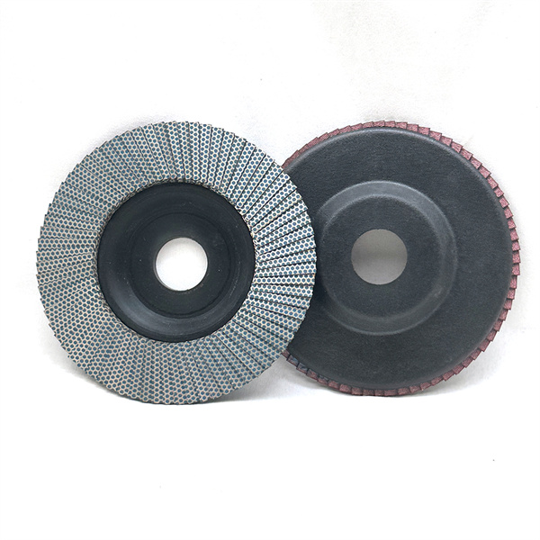 Long-lasting diamond grit for efficient grinding with a flap wheel