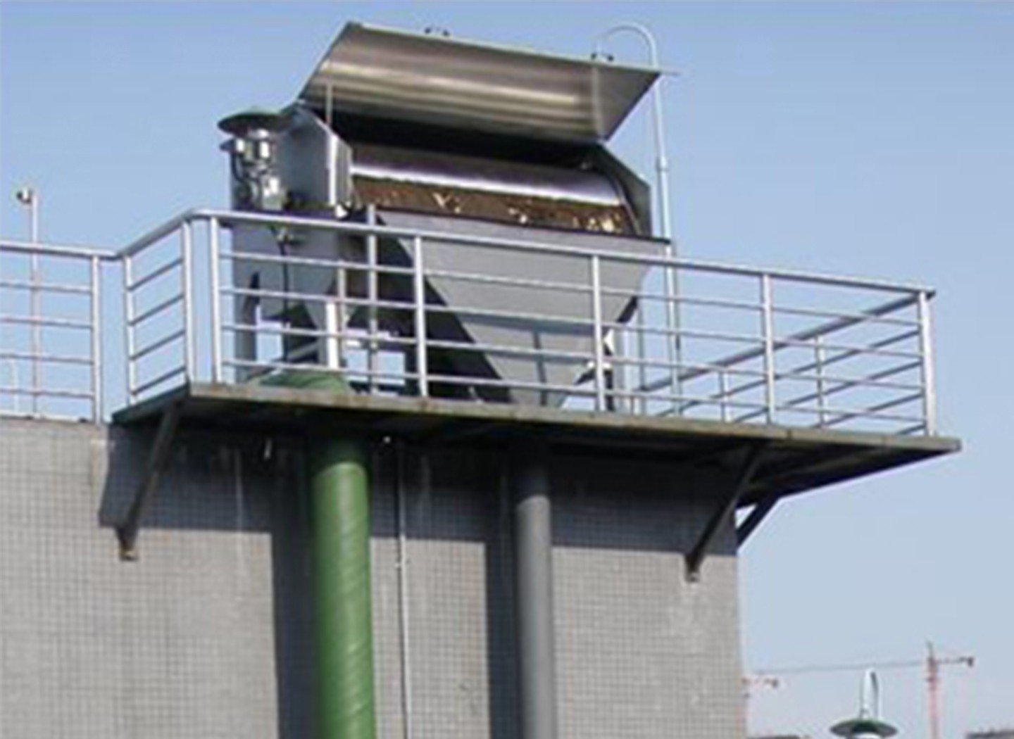 12.20.24 automatic fine screen drum filter screen for industrial waste water pretreatment factory